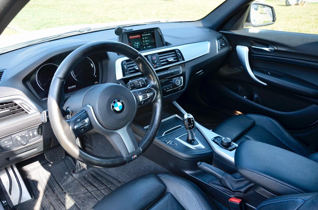 BMW 118d 2.0 MSPORT 150cv AUT, UNICOPROPRIETARIO, SERVICE BMW, UFF ITALIANA, EURO 6C, FULL LED, PELLE, PERMUTE