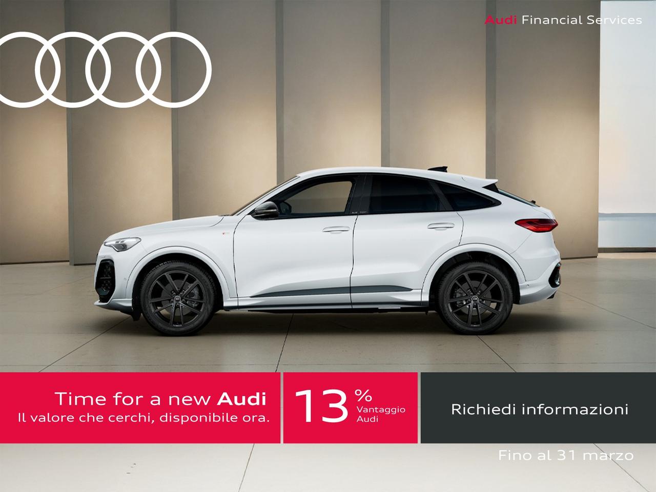 Audi Q5 sportback 2.0 tfsi mhev+ s line edition quattro 204cv s-tronic