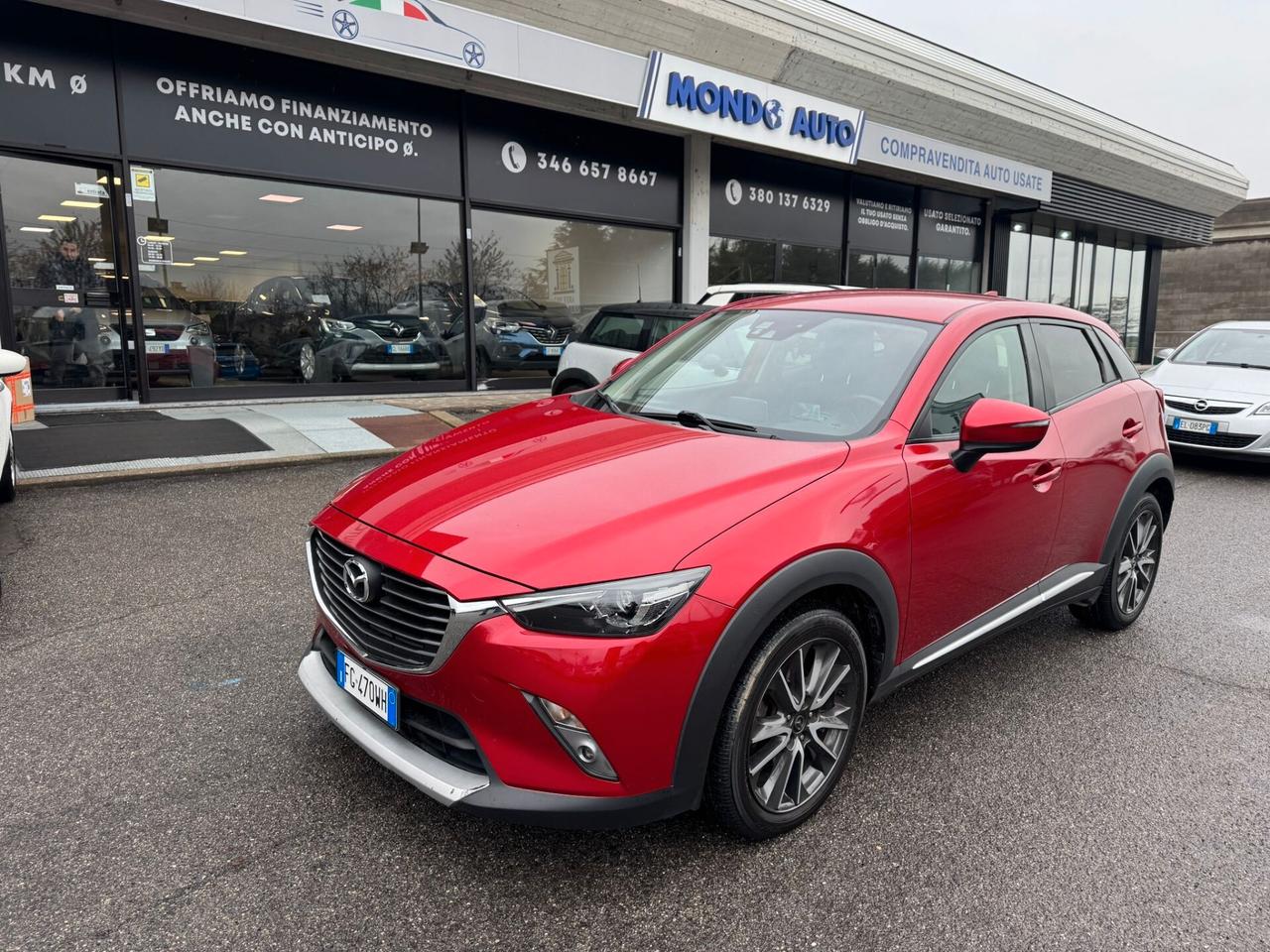 Mazda CX-3 1.5d Exceed awd 105cv*UNIPROPRIETARIO*PELLE*