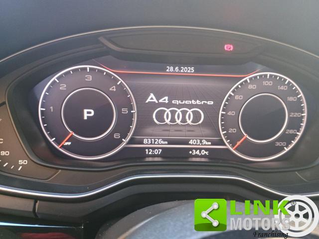 AUDI A4 Avant 2.0 TDI 190 CV quattro S tronic Business Spo