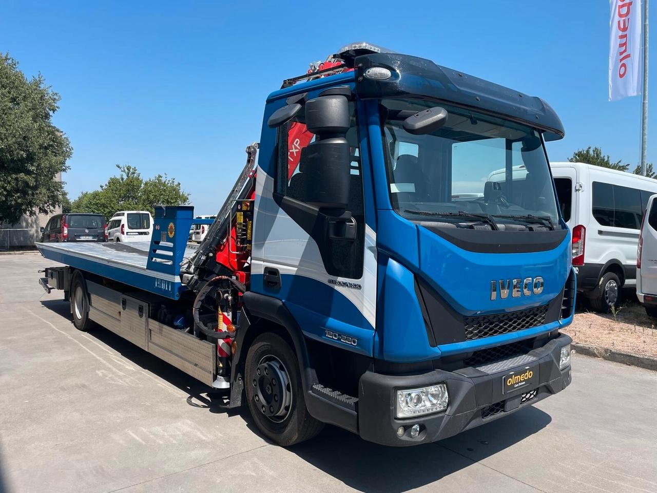 Iveco Eurocargo 120El22P Pas Carro Atrezzi Isoli Slide-D + Gru Fassi