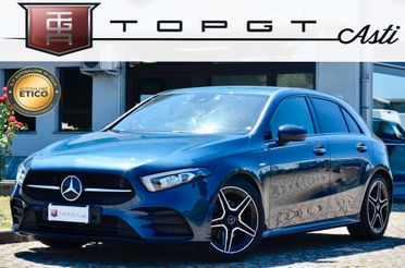 MERCEDES-BENZ A 180d PREMIUM AMG LINE NIGHT EDITION 116cv AUTO, EURO 6D, HI-FI PREMIUM, NIGHT PACK, FARI LED, APPLE ANDROID, LUCI 64 COLORI, RETROCAMERA, PERMUTE