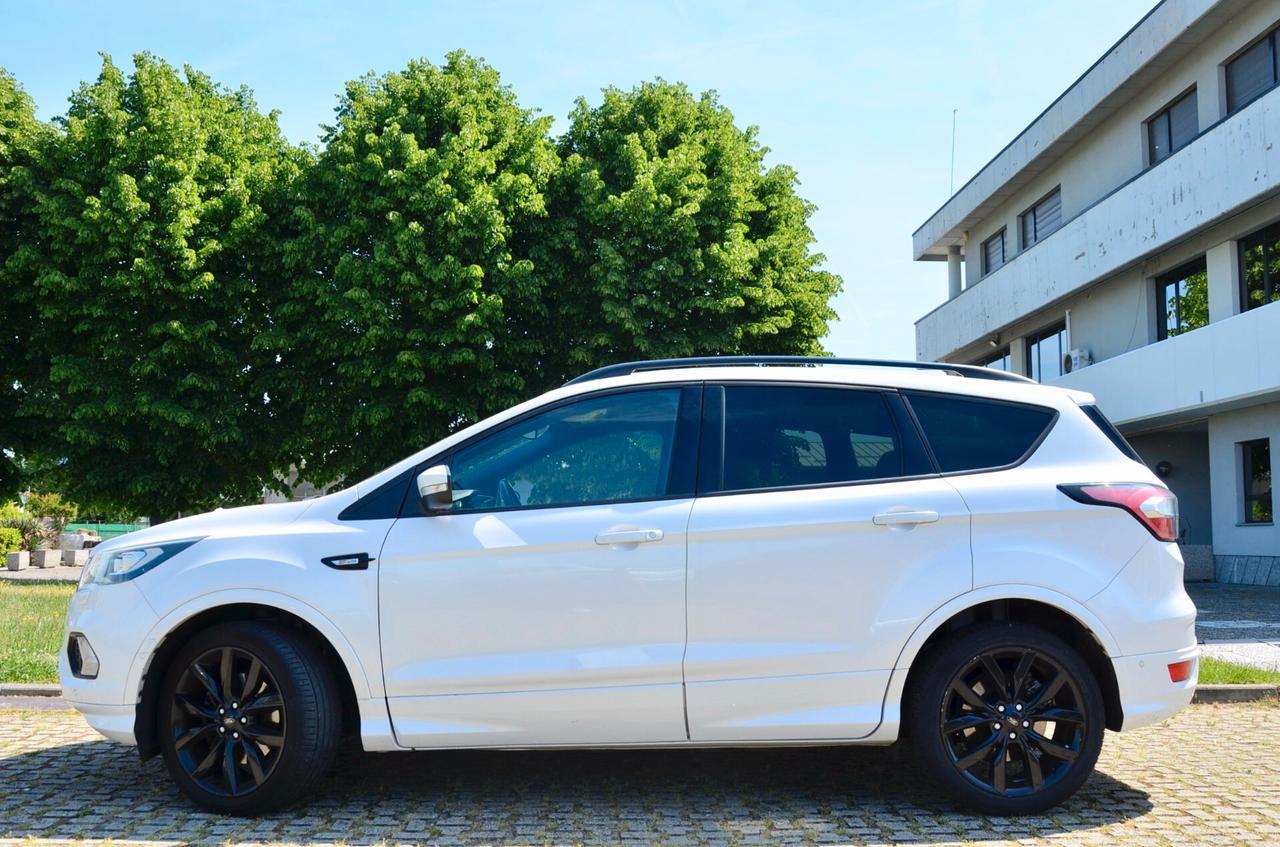 FORD KUGA 2.0 TDCI ST-LINE 150cv, PREZZO REALE, SERVICE FORD, UFF ITALIANA, EURO 6C, HI-FI SONY, APPLE ANDROID, RETROCAMERA, PERMUTE