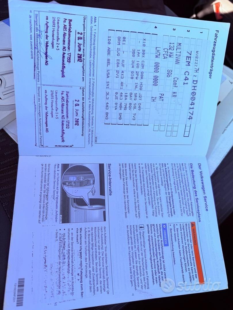 VW Multivan-PARI AL NUOVO 160km 7 POSTI-OK PERMUTE