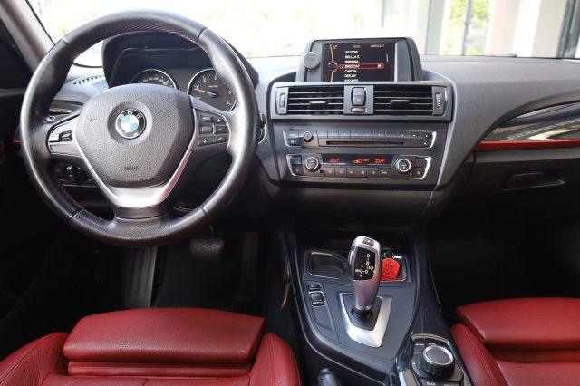 BMW 118 d 5p. Sport Automatica F20 Pelle ROSSA Cartier 18"