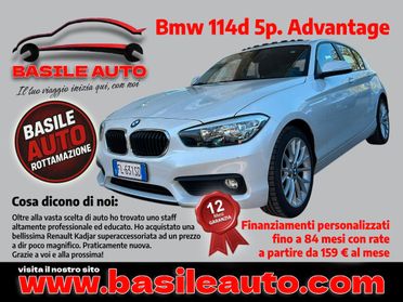 Bmw 114 114d 5p. Advantage TETTO APRIBILE