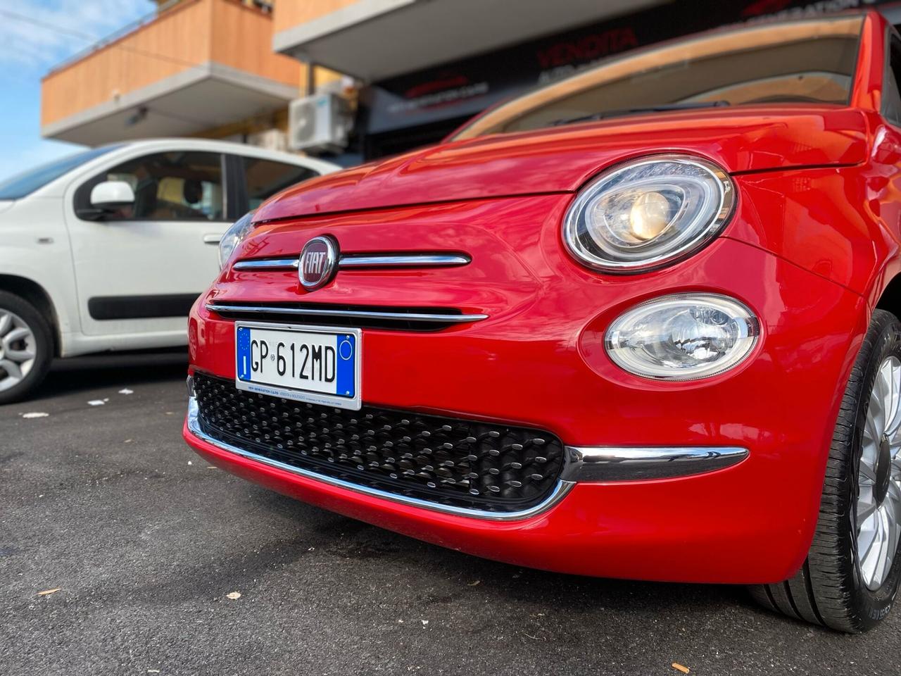 Fiat 500 1.0 Hybrid Red