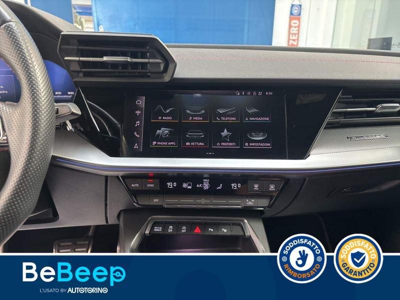Audi A3 SPORTBACK S3 2.0 TFSI QUATTRO S-TRONIC