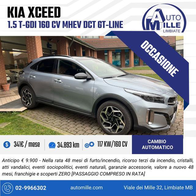 KIA XCeed 1.5 T-GDi 160 CV MHEV DCT GT-Line