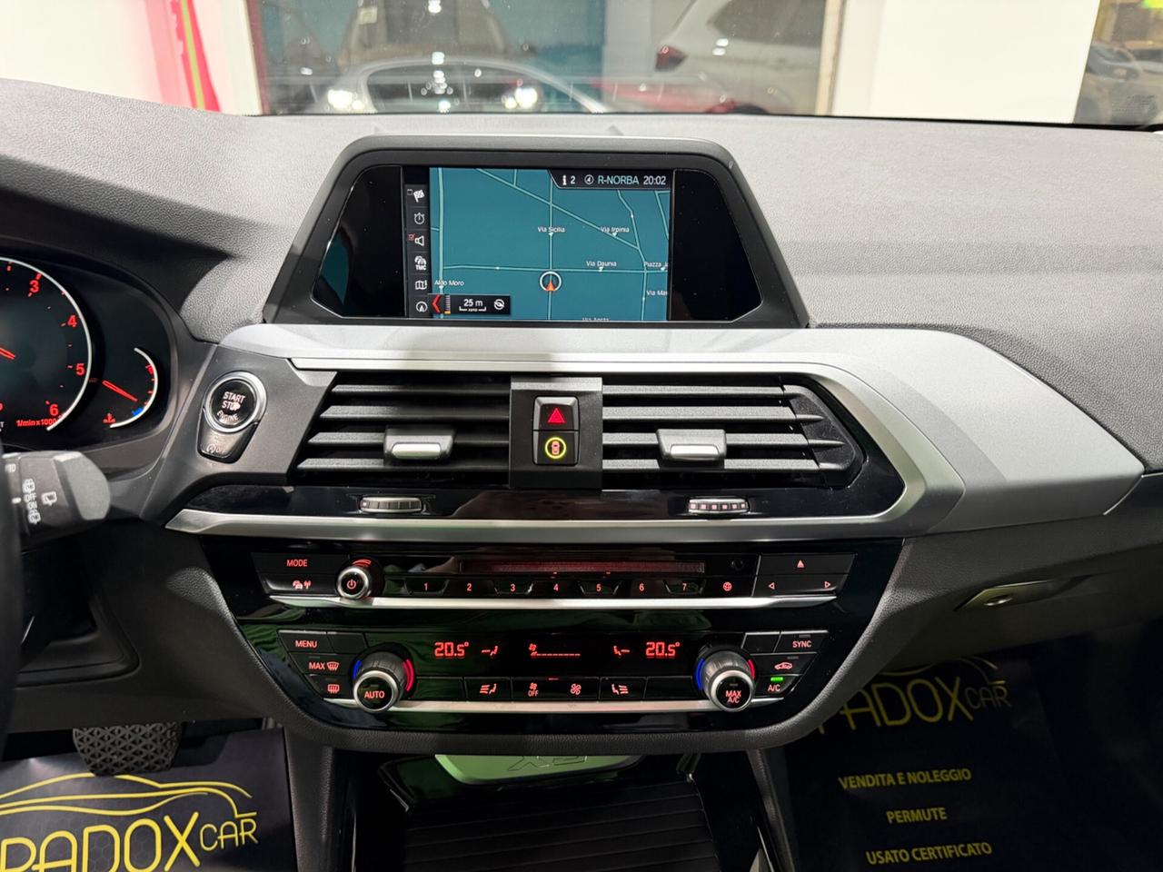 BMW X3 20D X-DRIVE 2018 *KM CERTIFICATI BMW *UNICOPROPRIETARIO