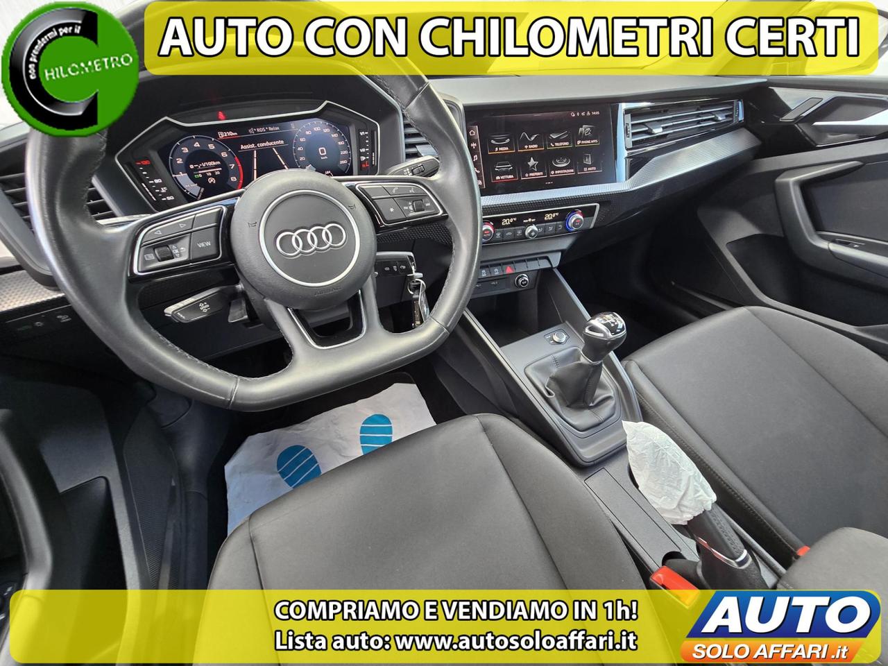 Audi A1 Sportback 30 1.0 TFSI 5P IDENTITY BLACK 110CV EURO6D 55.000KM FULL LED/CARPLAY/NEOPATENTATI