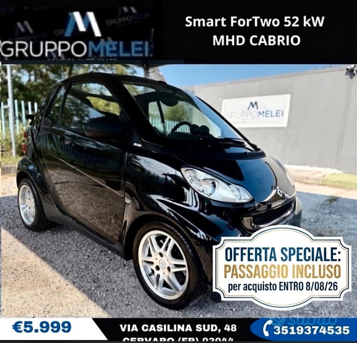 Smart ForTwo 52 kW MHD CABRIO