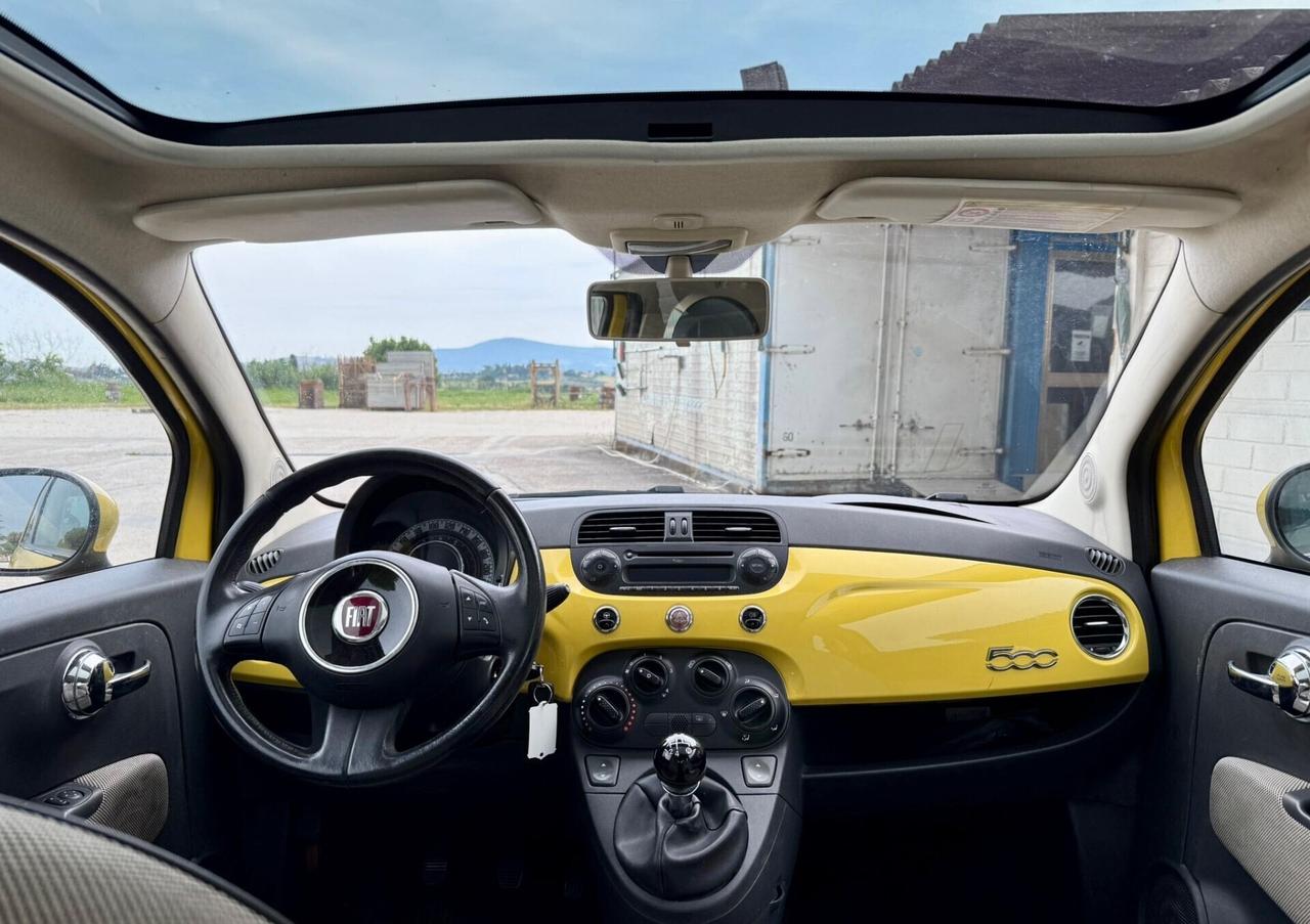 Fiat 500 1.2 Benzina EURO5 Tetto Panoramico