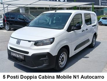 FIAT Doblo Crew Cab N1 L2 5Posti 1.5 BlueHdi 100CV Long