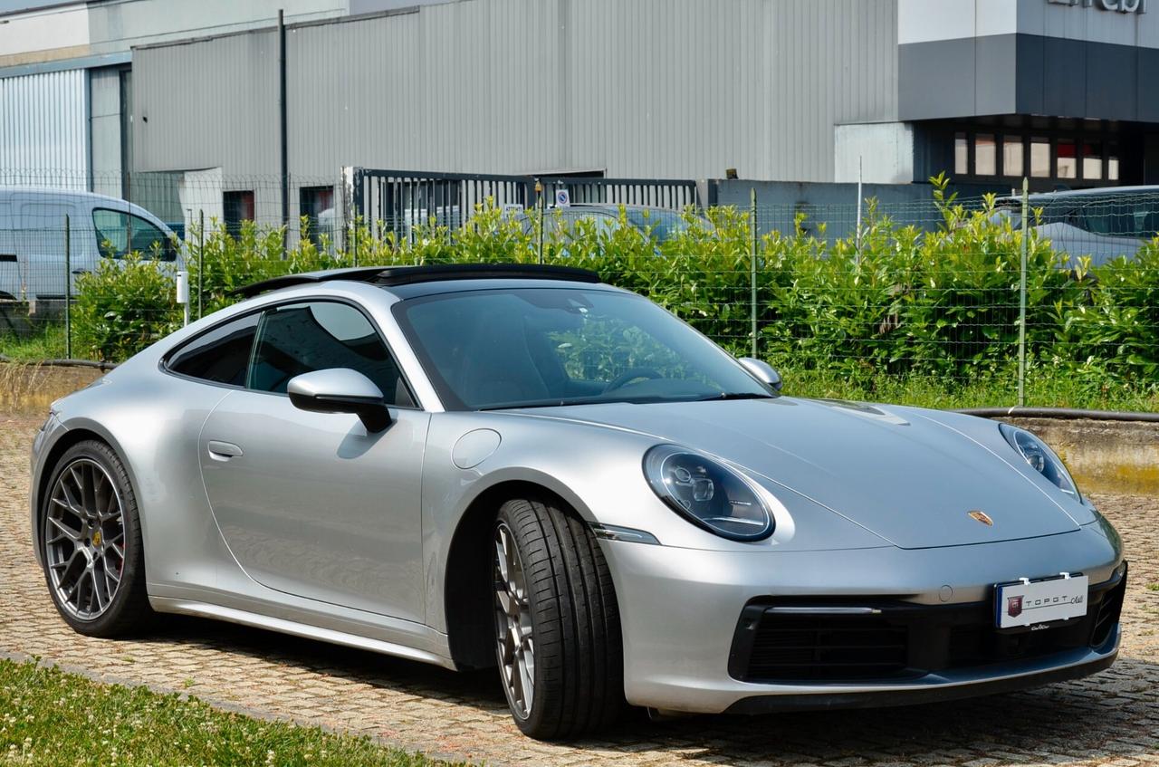 PORSCHE 911 992 COUPE 3.0 CARRERA S 450cv PDK, SERVICE PORSCHE UFF ITALIANA, EURO 6D, TETTO, ASSE POST, SCARICO, PERMUTE