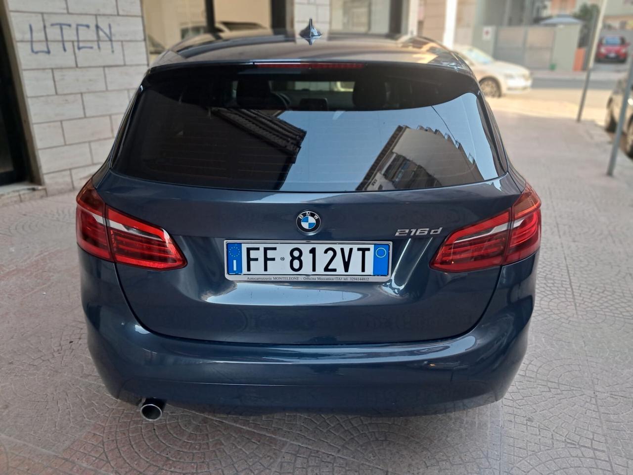 Bmw 216 216d Active Tourer-Solo89000km-EURO15990