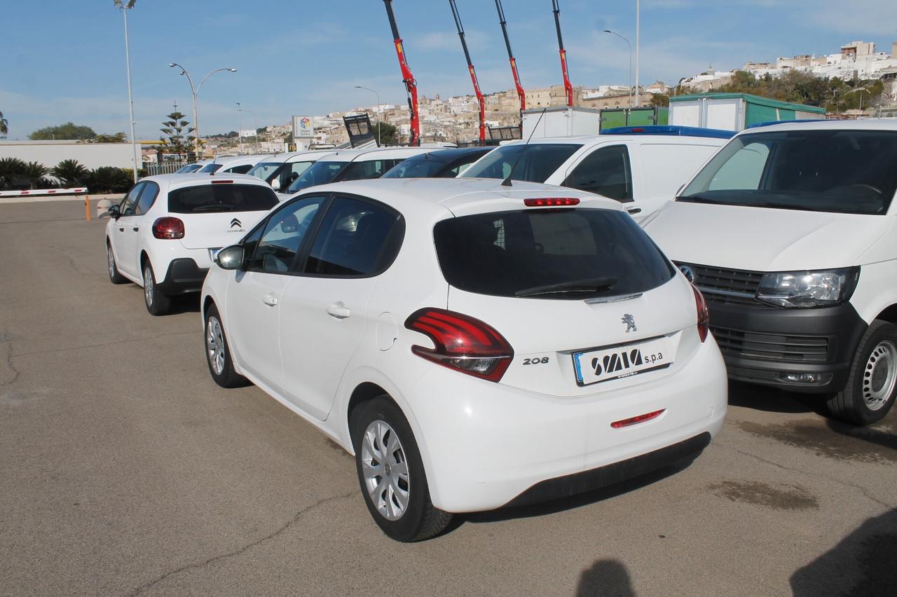 Peugeot 208 BlueHDi 75 Autocarro Van 2 posti Active