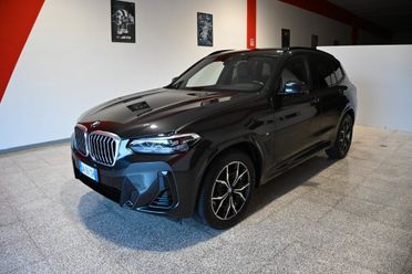 BMW X3 18D 150CV STEPTRONIC 48V S-DRIVE M-SPORT ( FARI LED ADATTIVI - BMW DIGITAL COCKPIT - CLIMA TRIZONA - NAVI - MIRROR - PARK ASSISTANT - TELECAMERA POST. - CERCHI 19 )