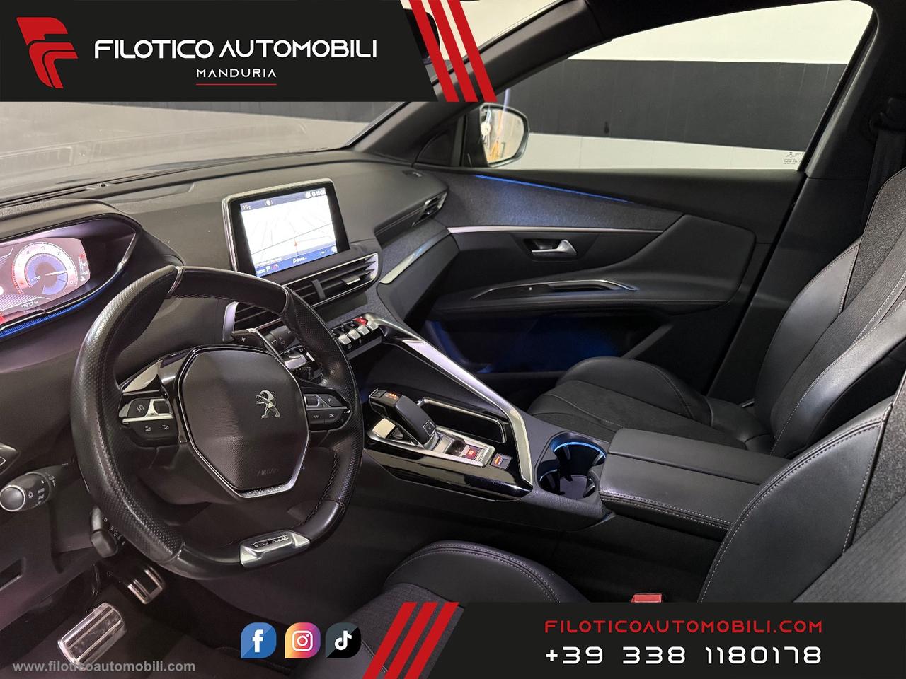 PEUGEOT 3008 BlueHDi 130 S&S EAT8 GT Line LUCI AMBIENT - FULL LED