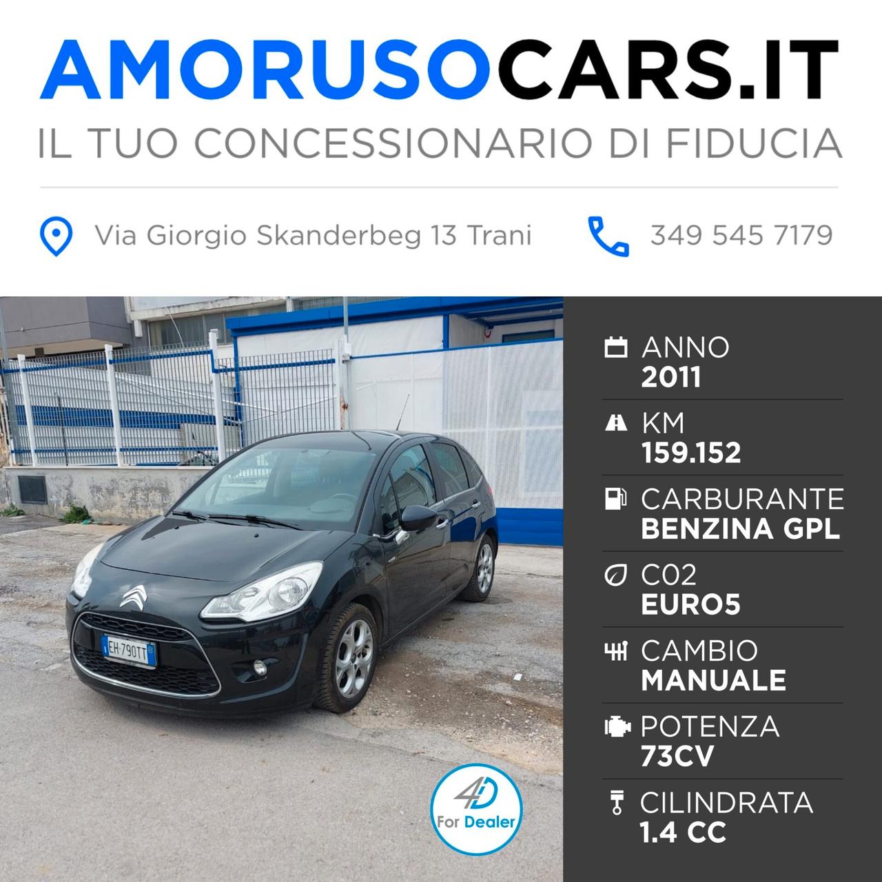 Citroen C3 1.4 Eco Energy G Exclusive GPL