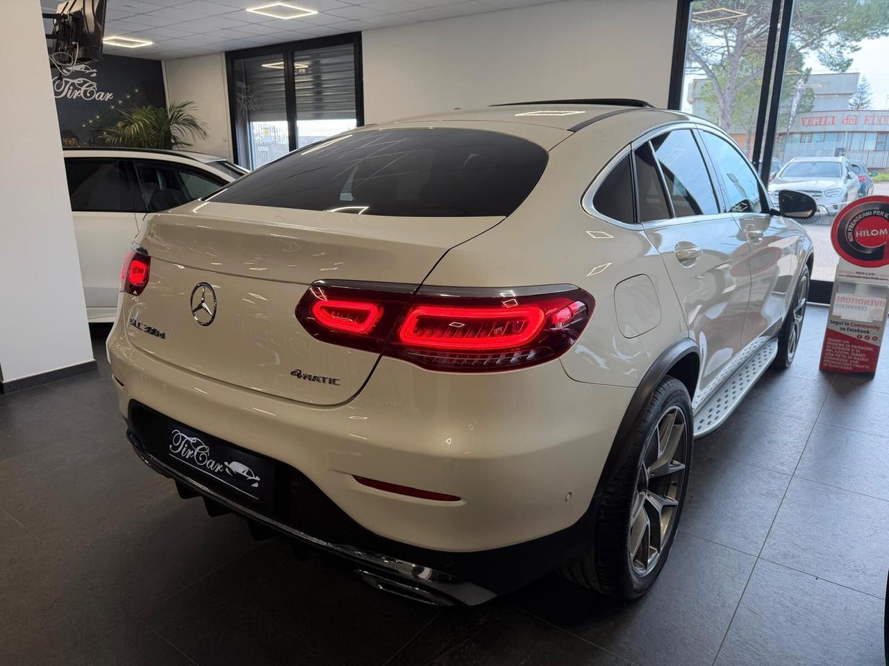 MERCEDES GLC 300D CUOPE' PREMIUM 4MATIC 2.0 245CV TETTO PELLE NAVI ANNO 2021