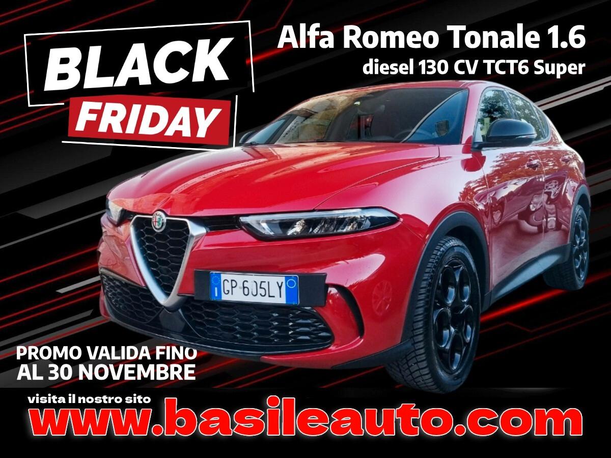 Alfa Romeo Tonale 1.6 diesel 130 CV TCT6 Super