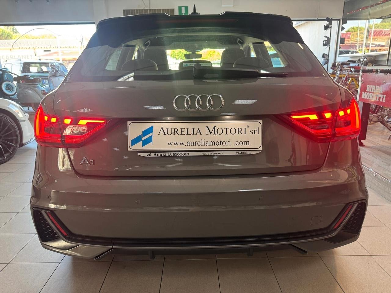 Audi A1 SPB 30 TFSI S tronic line edition UNICOPROPRIETARIO FULL OPT. PARI AL NUOVO!!!
