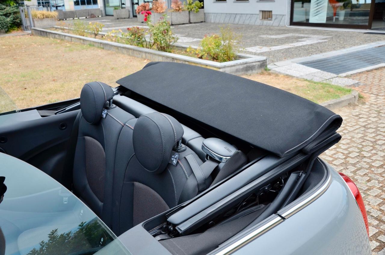 MINI COOPER CABRIO 1.5 136cv AUTO, SERVICE UFF MINI, UFF ITALIANA, UNICOPROP, EURO 6D, NAVI, FARI LED, APPLE, PERMUTE
