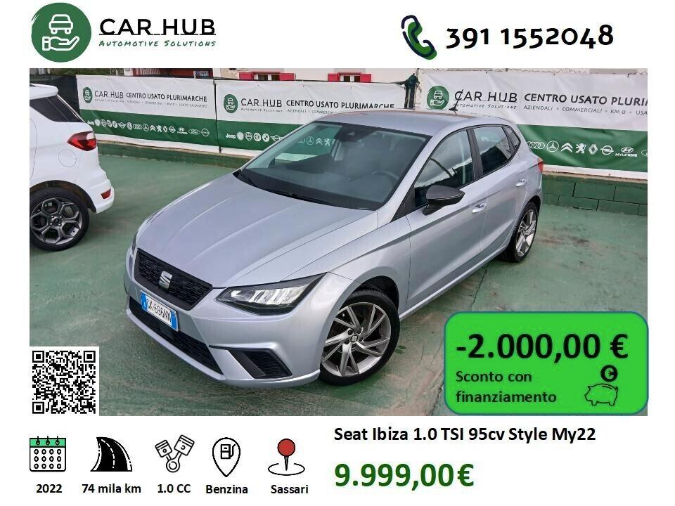 Seat Ibiza 1.0 EcoTSI 95 CV 5 porte Style
