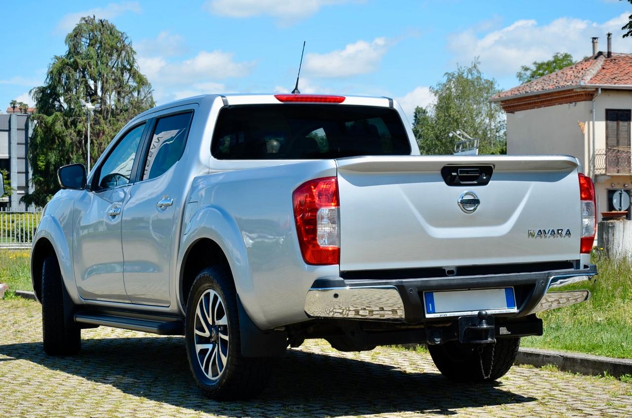 NISSAN NAVARA 2.3 DCI D.CAB 4wd 190cv AUTO, UFF ITALIANA, GANCIO TRAINO, RETRO 360°, PERMUTE