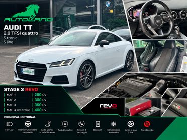 Audi TT Coupe 2.0 tfsi S line QUATTRO REVO Stage 3 - B&O - Matrix - MMI Plus - Retrocamera