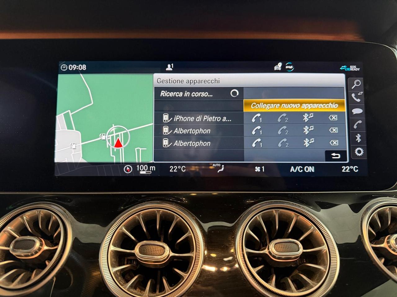 MERCEDES-BENZ GT 43 AMG COUPE' 3.0 367CV 4MATIC PELLE NAVI CAM ANNO 2020