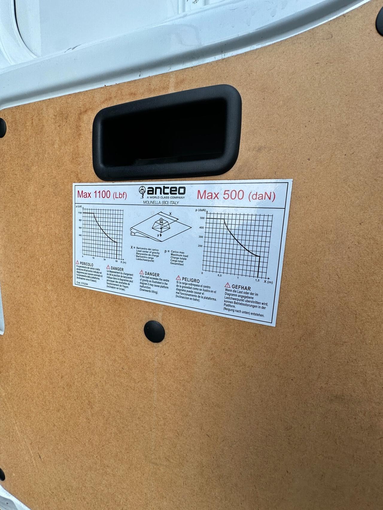 Renault Master 2.3cc 170cv L3 H3 Rivestimento in alluminio OmologazioneSponda