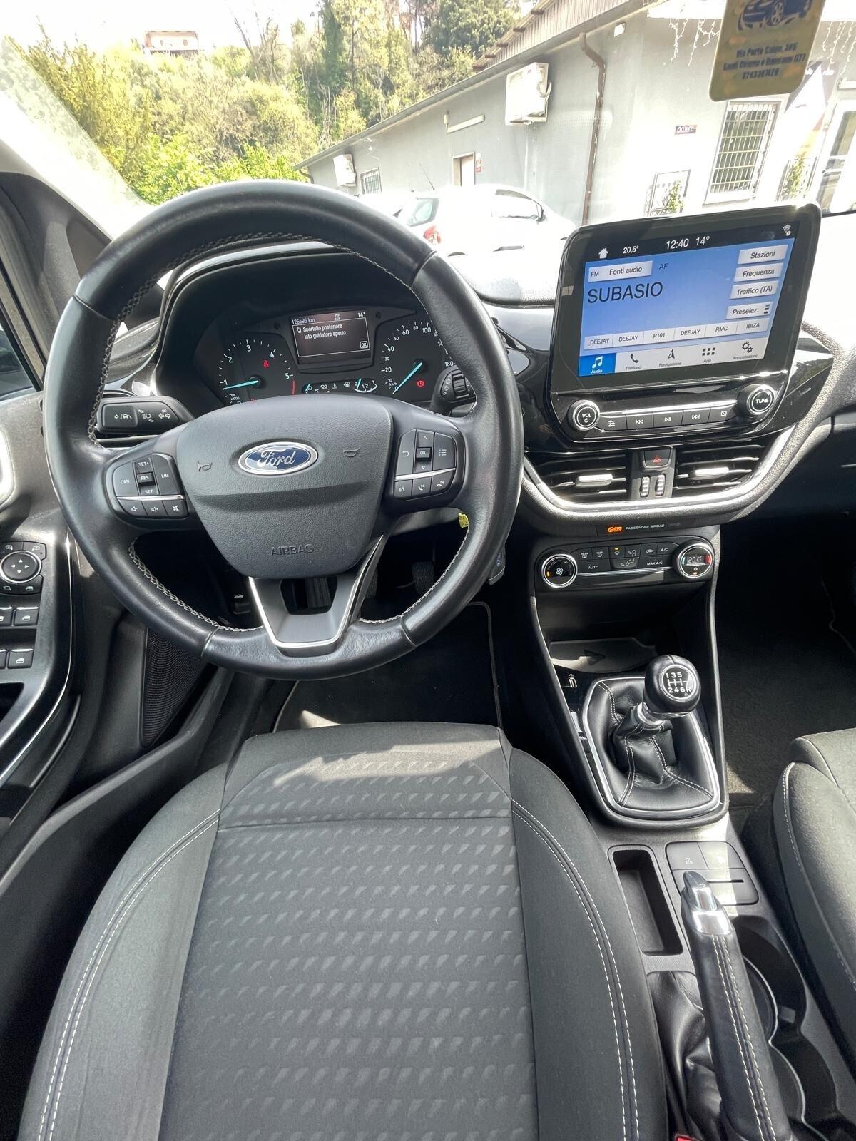Ford Fiesta 1.5 TDCI 86cvTITANIUM CERCHI APPLE CAR PLAY LED MULTIFUNZIONE BLUETOOTH PDC ZEUS