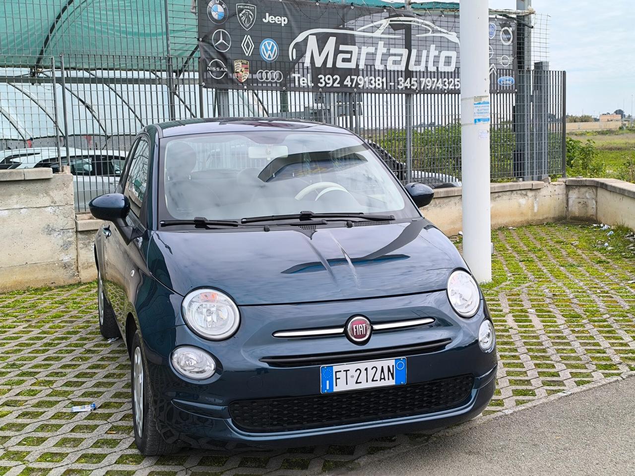 FIAT 500 1.2 BENZINA 10/2018 KM 60.000 CERTIFICATI