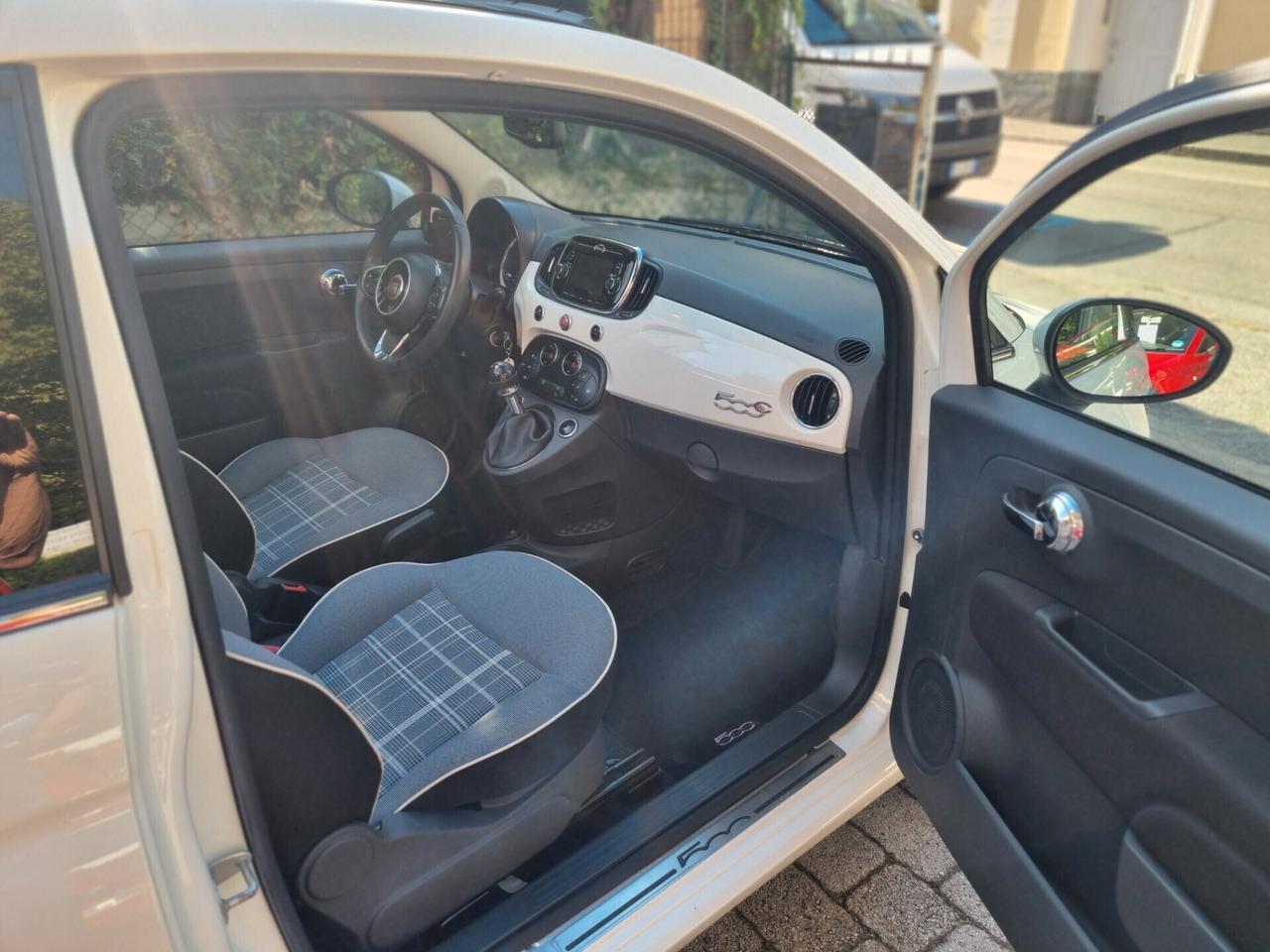Fiat 500 lounge cabrio anno2016 km67000 neopat