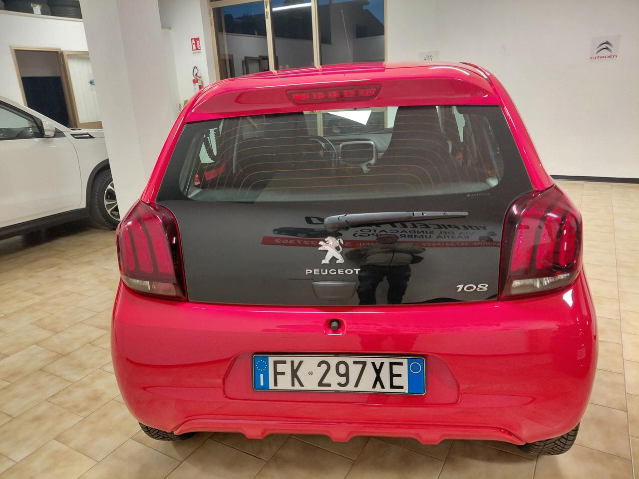 PEUGEOT 108 ANNO 2017 BZ 1.0 ADATTA NEOPATENTATI KM 53 MILA