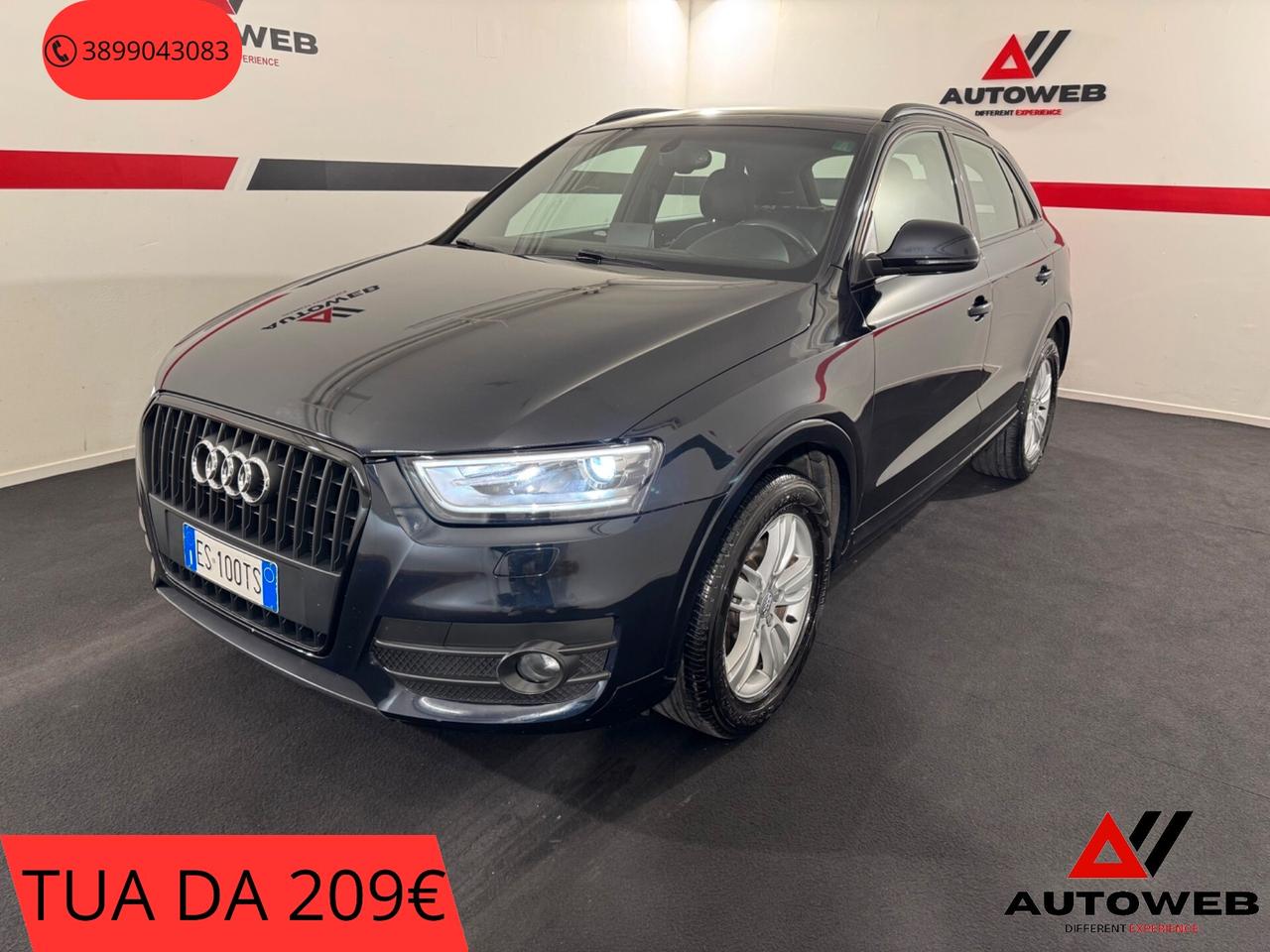 Audi Q3 2.0 TFSI 211CV quattro S tronic PROMO OMAGGIO BLACK FRIDAY FINO AL 29 NOVEMBRE