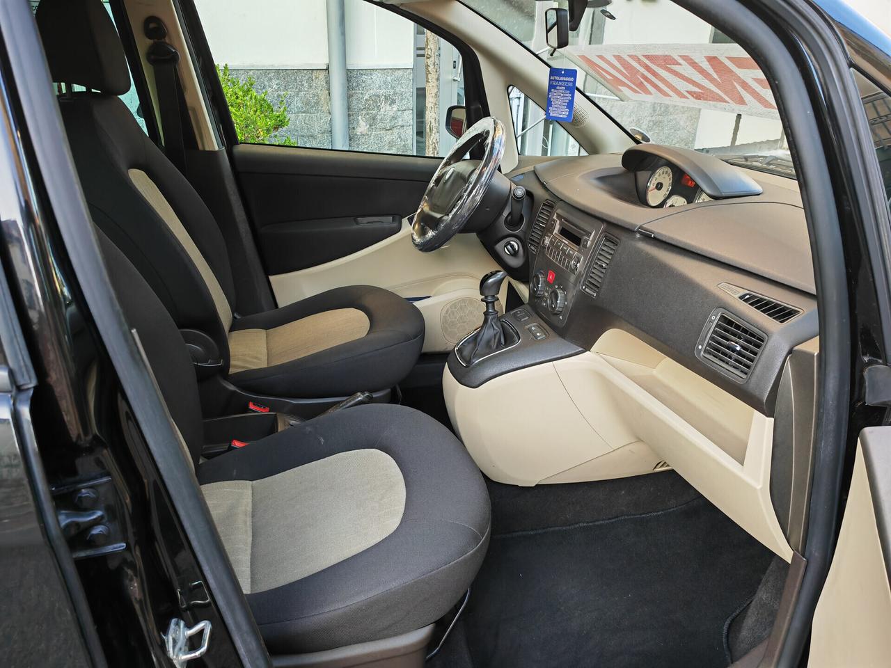 LANCIA MUSA 1.4 BENZINA CV77 KW47 ARGENTO