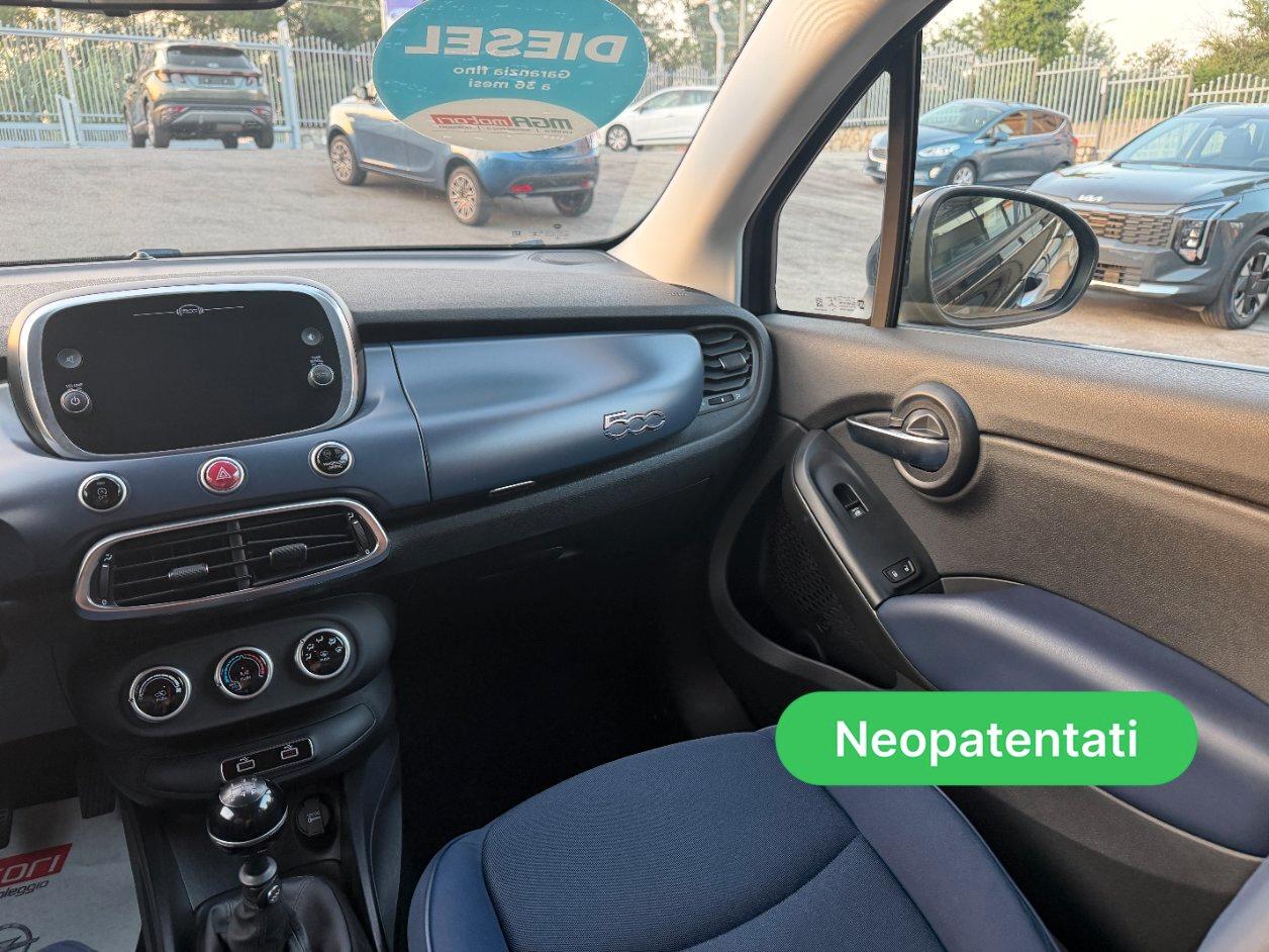 Fiat 500 X 500X 1.3 mjet Club 95cv