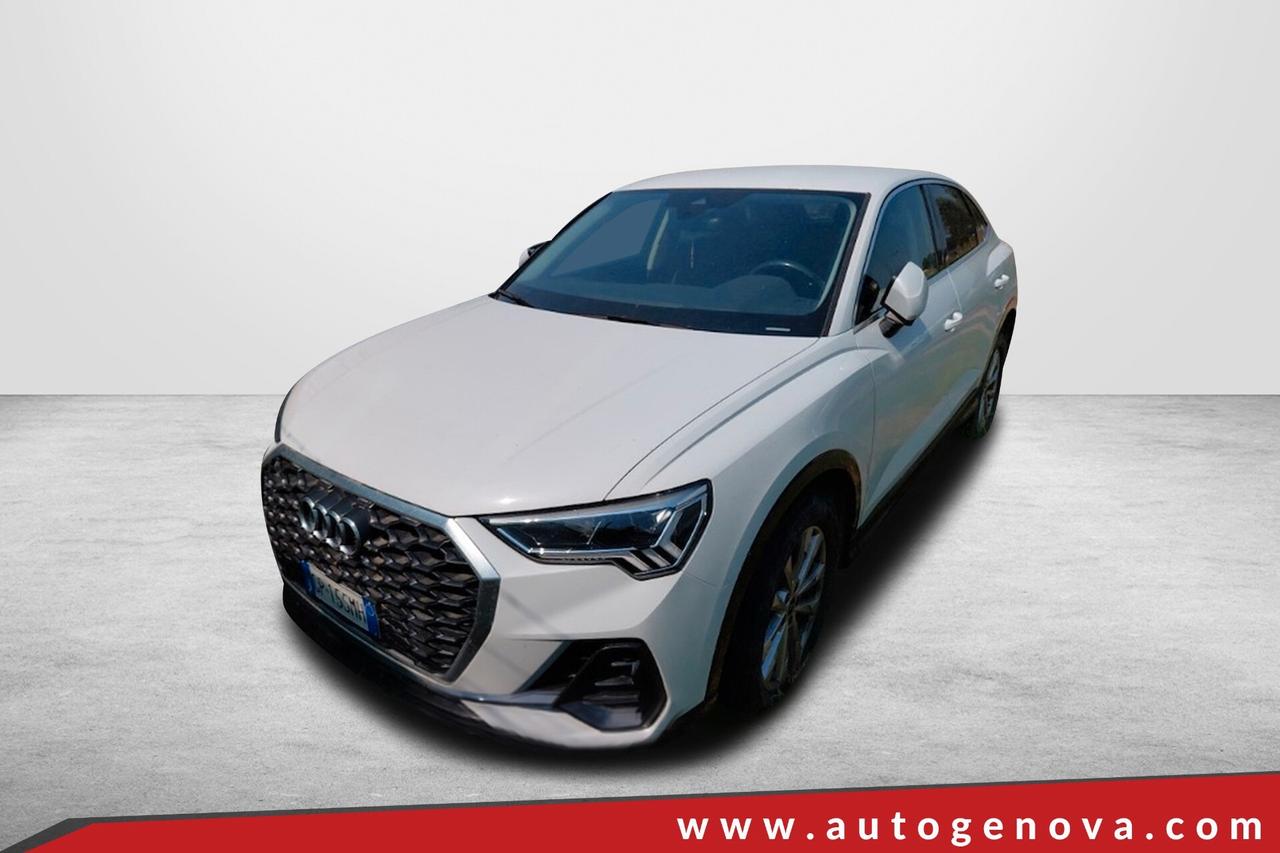 AUDI Q3 SPORTBACK 35 TDI 150CV S-TRONIC BUSINESS PLUS ( FARI LED - VIRTUAL COCKPIT - ADAPTIVE CRUISE - NAVI - PDC - TELECAMERA POST. - CERCHI 18 )