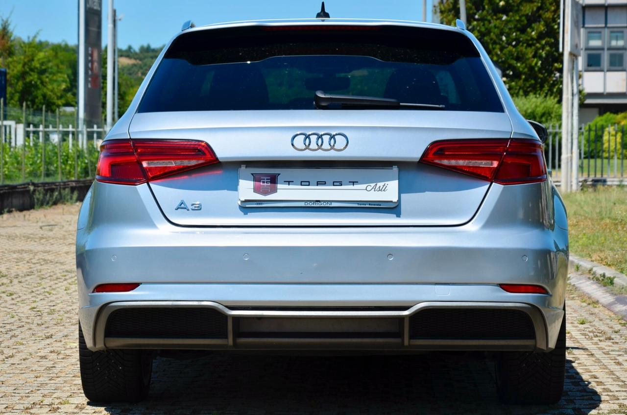 AUDI A3 SPORTBACK S-LINE 30 1.5 G-TRON 131cv S-TRONIC, UFF ITALIANA, EURO 6D, NAVI, FARI LED, PERMUTE