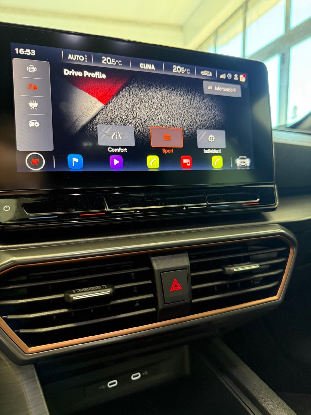 Cupra Formentor 1.5 tsi 150cv dsg LUCI SOFFUSE,TELECAMERA,NAVI,APPLE CARPLAY,ANDROID AUTO,PELLE PARZIALE