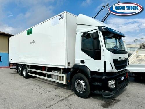 IVECO STRALIS 360, cassa isotermica con sponda retrattile, 2015, km 450.000