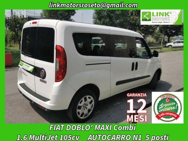 FIAT Doblo 1.6 MJT 105CV PL Combi Maxi N1 5 POSTI / +IVA