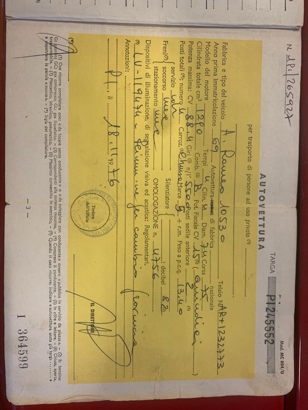 Alfa Romeo GT 1300 Junior