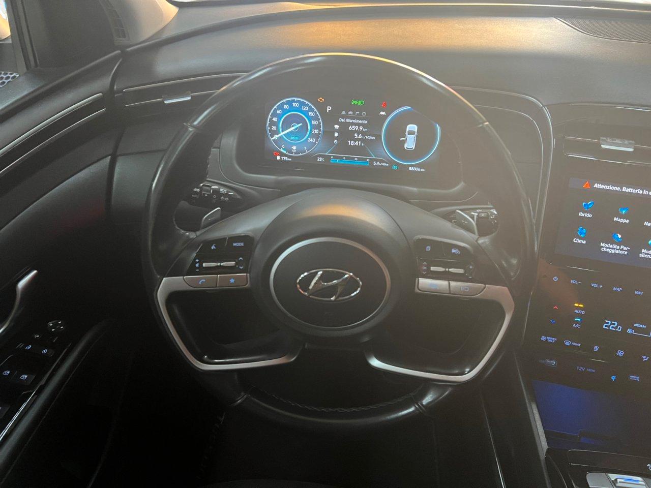 Hyundai Tucson 1.6 hev Xline 2wd auto KM 88.800