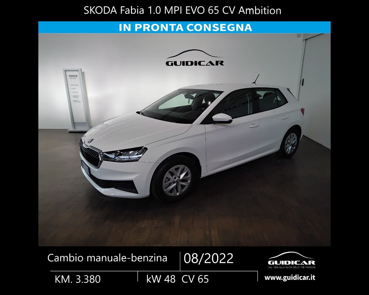 SKODA Fabia 4�� serie Fabia 1.0 MPI EVO 65 CV Ambition