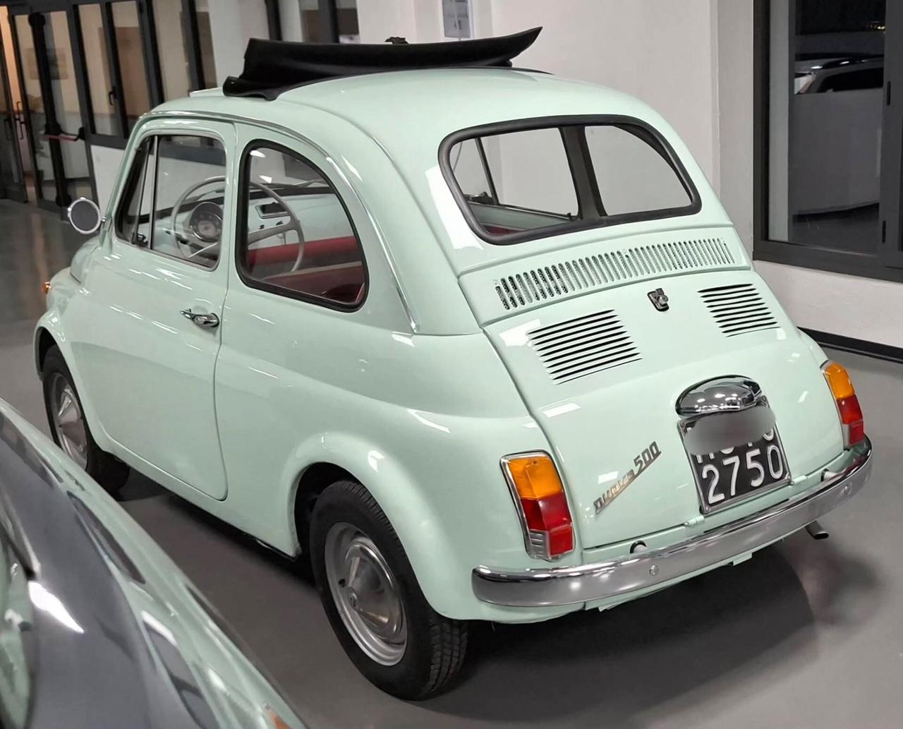 Fiat 500F uniproprietario Libretto e targhe originali