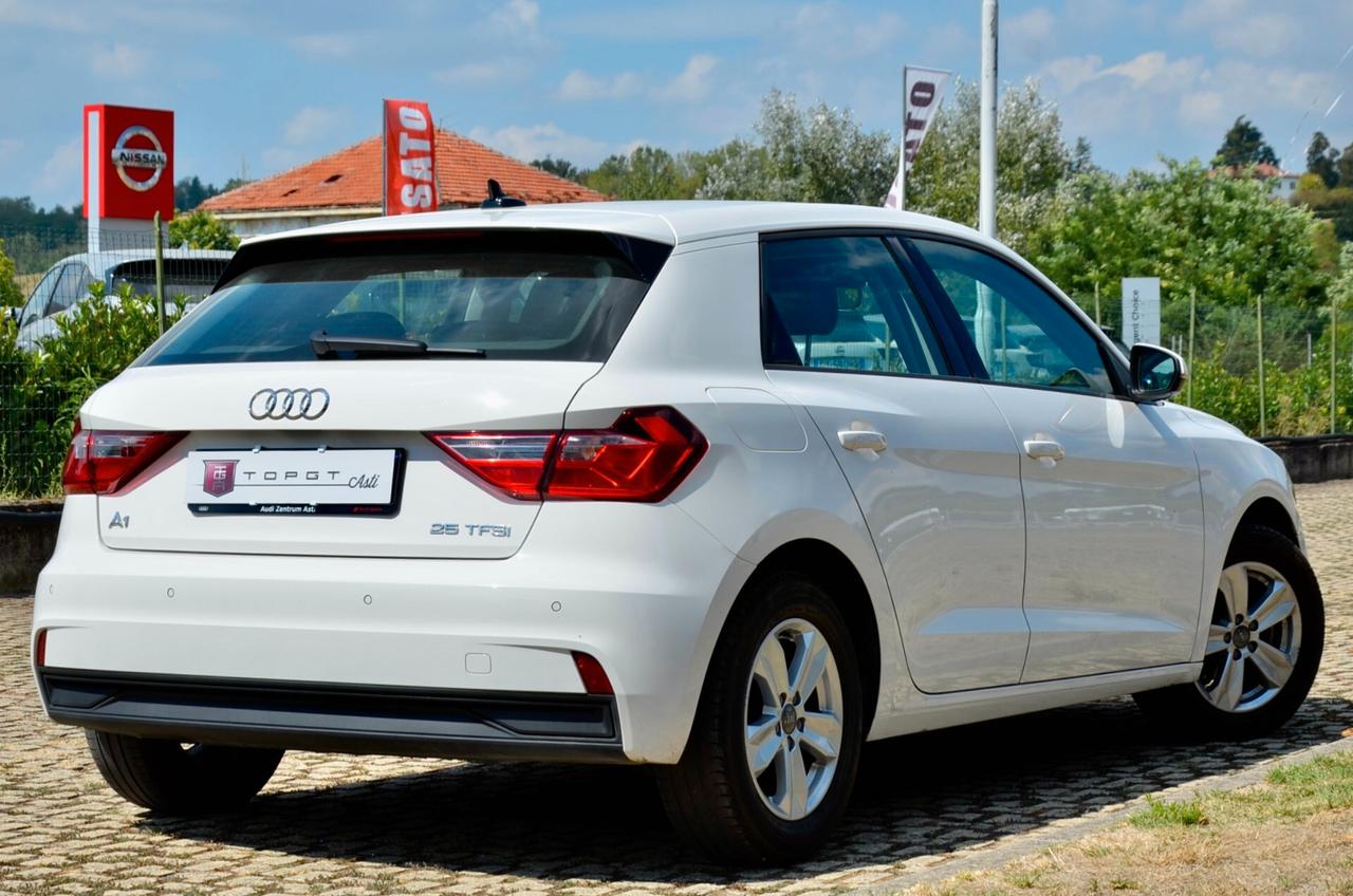 AUDI A1 SPORTBACK 1.0 TFSI ADMIRED 95cv, UFF ITALIANA, EURO 6D, SERVICE CON FATTURE, PERMUTE